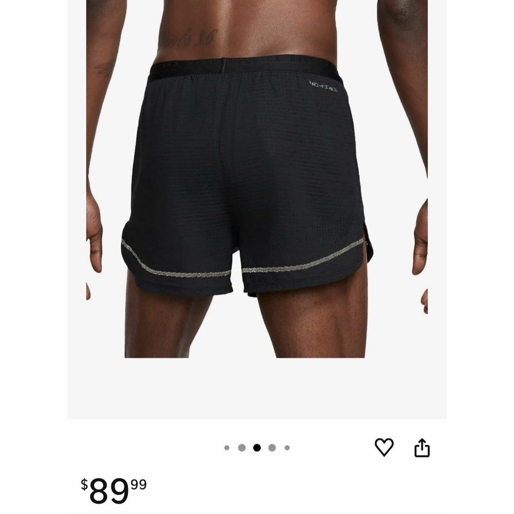 Nike Run Division Pinnacle Short Dri-FIT ADV Men's Large Athletic Black Running - Picture 13 of 16